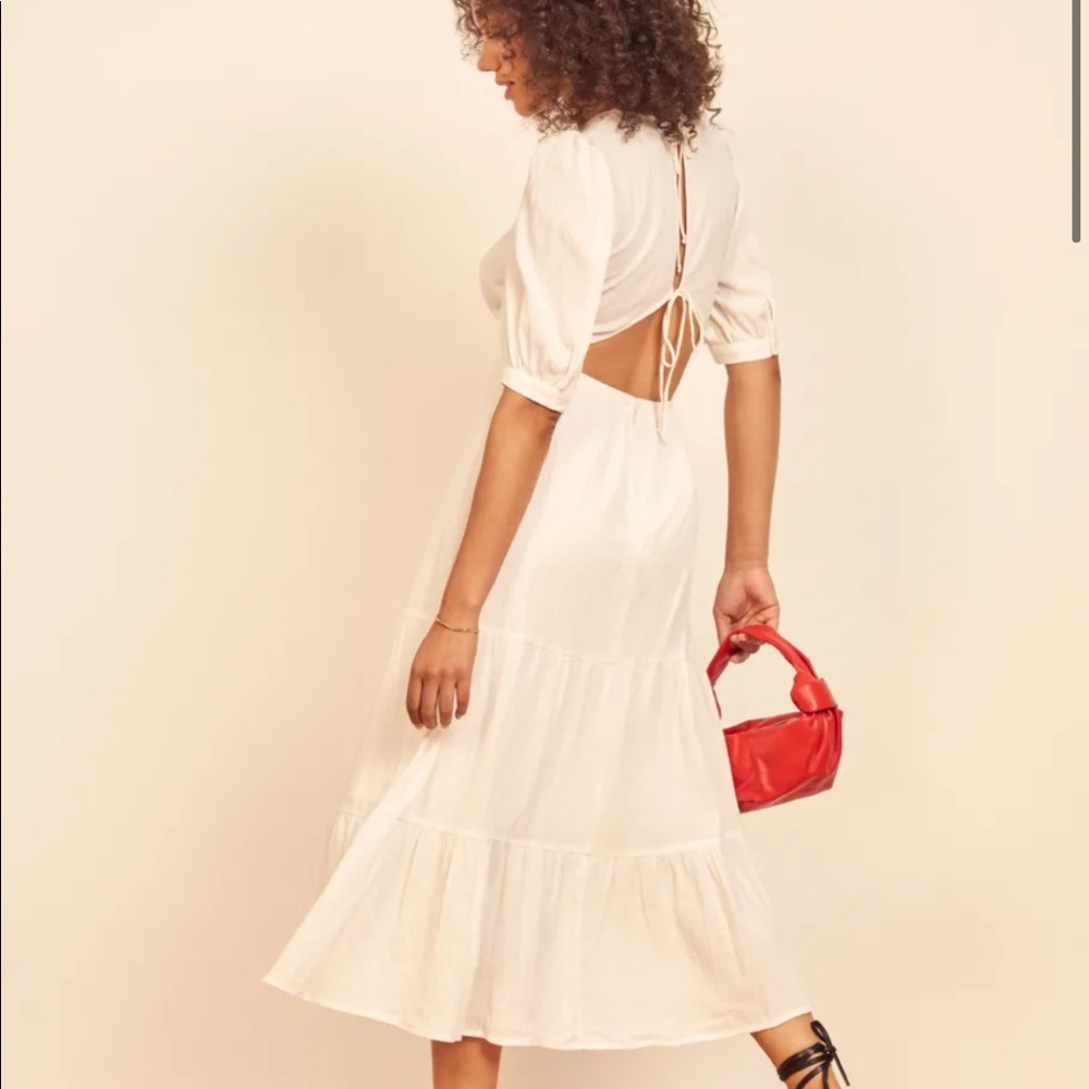 White Maxi Reformation Dress size 4 - NWT